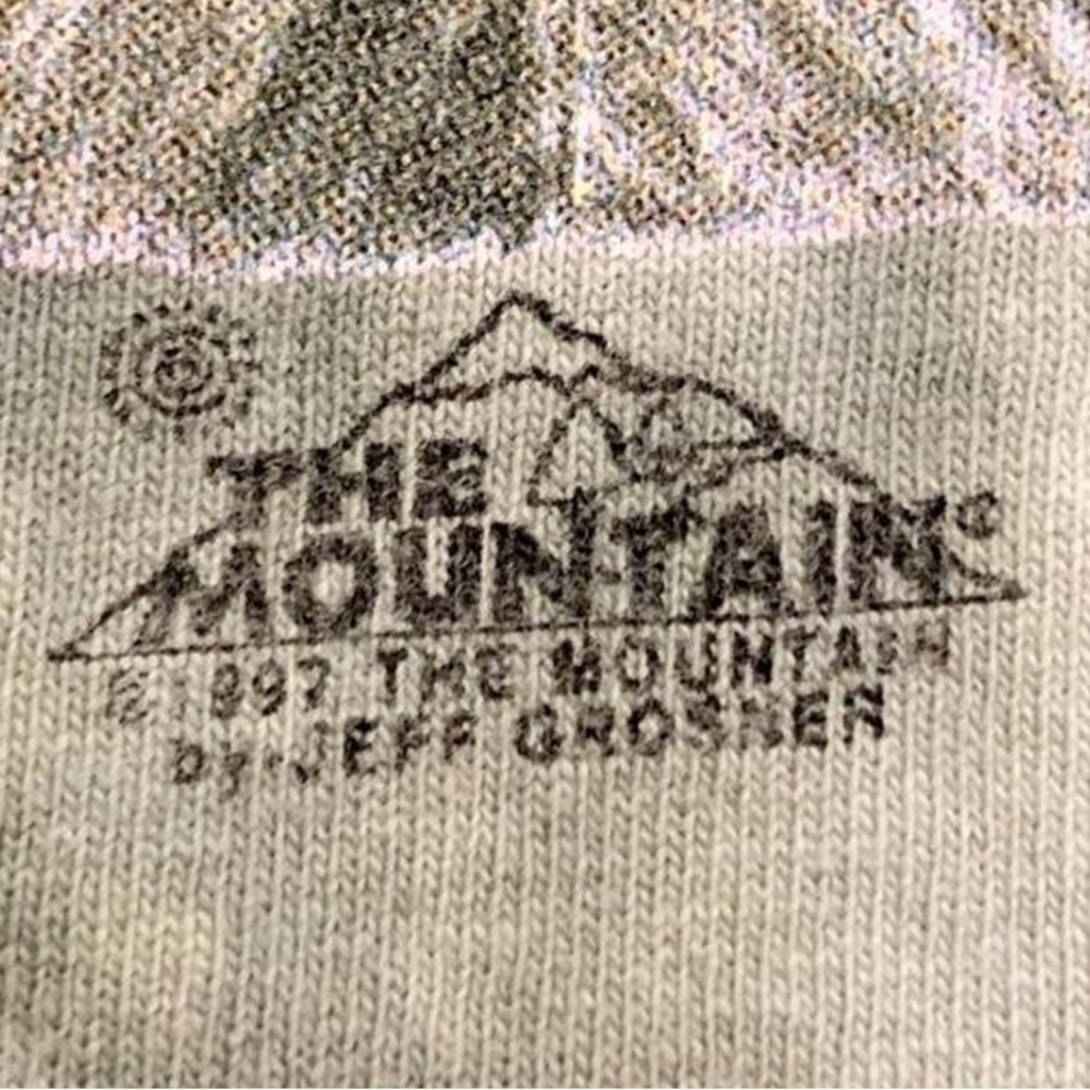 Vtg 1997 The Mountain Peace Pipe Dreamcatcher Tie Dye Tee XL 24.5x29.75 - Picture 5 of 6